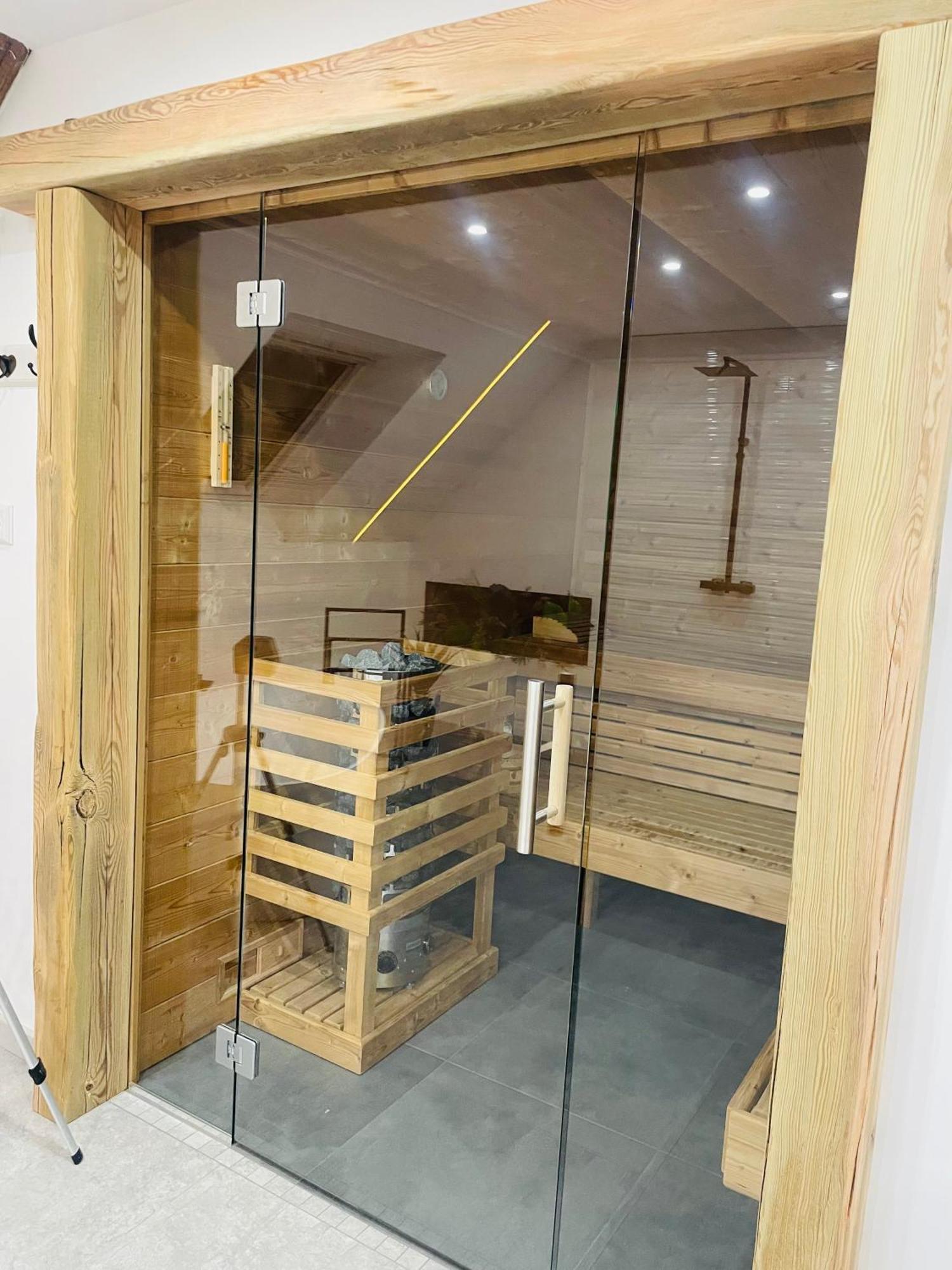 Maison Gite Chez Nounou Sauna Jacuzzi Jardin Arbore Etting Exterior photo